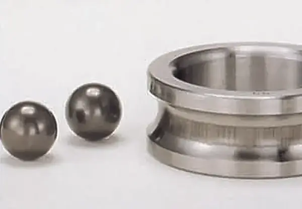 Electric pitting on balls and a raceway.