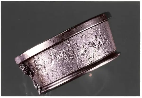 Low viscosity oil: extra surface contact leads to axially oriented spalling.